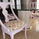 お洒落なダイニングセット　☆ガラス☆大理石★