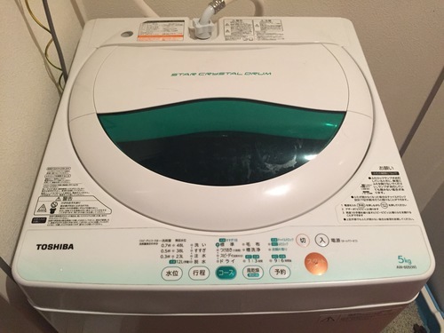 TOSHIBA 5kg 洗濯機