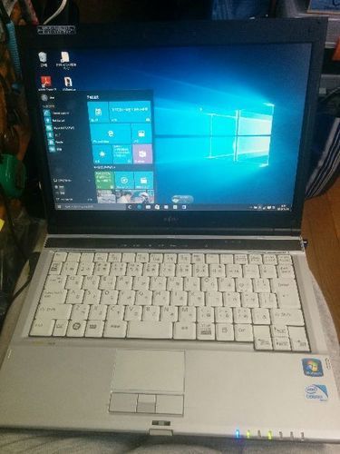 (完売御礼、栃木県)手頃サイズ　Windows10  富士通ビジネスノート　Cel900  2GB/160GB  13インチwide液晶　快調整備済み