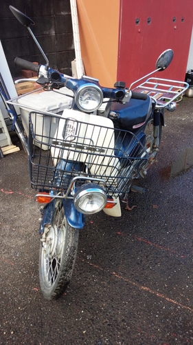 ホンダプレスカブ50ｃｃ過走行でも元気に走ります！ノークラッチでらくらく加速。