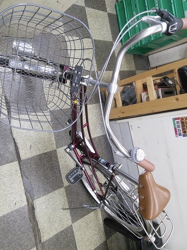 商談中「中古」シティサイクル/オートライト/外装6段変速/26インチ