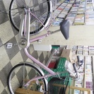 [2403]中古自転車　リサイクル自転車　シティサイクル　ママチャリ　26インチ　内装3段変速　オートライト　ローラーブレーキ　ピンク