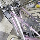 [2403]中古自転車　リサイクル自転車　シティサイクル　ママチャリ　26インチ　内装3段変速　オートライト　ローラーブレーキ　ピンク