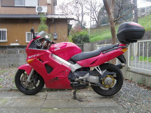 【商談成立】VFR800、FI（インジェクション）バーハン車検28年8月迄OP付（CB750、CB1300