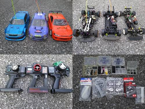 【中古】　ラジコン本体・プロポ　3台セット　パーツ等おまけ付
