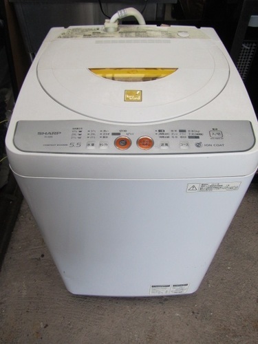 【シャープ】全自動洗濯機★5.5kg★2011年製★ES-55E8-KY