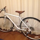 ★再値下げ！4/29まで掲載★ 新品同様！ クロスバイク 26inch ホワイト