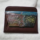 革細工で作った財布です。　手作り　ハンドメイド
