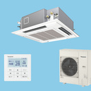 【業務用エアコン：PA-P80U4X：4方向天井カセット形 3馬力：三相200V：ホワイト】