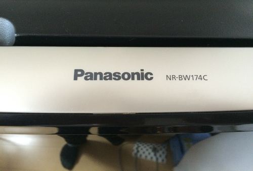 美品　2012年製 Panasonic　冷蔵庫　NR-BW174C　168リットル　黒