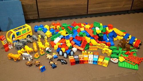 Lego レゴ デュプロ どうぶつえん バス ５キロ超セット Megurobase 目黒のおもちゃ ブロック の中古あげます 譲ります ジモティーで不用品の処分