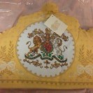 イギリス王室ロイヤルコレクション　ティーコゼ　イエロー　未使用、タグ付