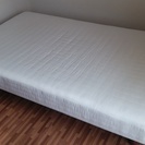 【セミダブルベッド】足つきマットレスタイプのベッドを譲ります。
