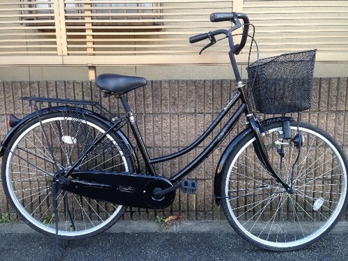 【販売済】【254】【整備済】軽快車 26インチ シングルギヤ ダイナモライト【6500円】