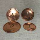 値下げしました！ 銅の調理器具　鍋４点＋フライパン１点のセット
