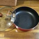 30㎝ 蓋つき浅め鍋