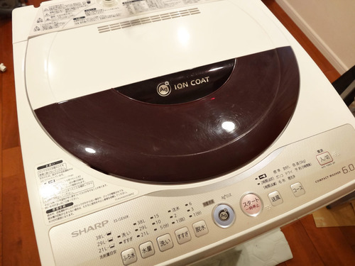【交渉中】中古 2011年製 6.0kg洗濯機 Ag+イオンコート ES-GE60K