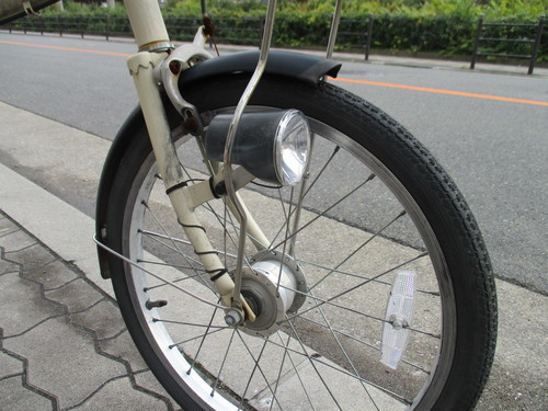 ♪Sold-out！●無印良品●６，９００円　２０型コンパクトサイクル　オートライト・前カゴ　新大阪　サイクルキッズ