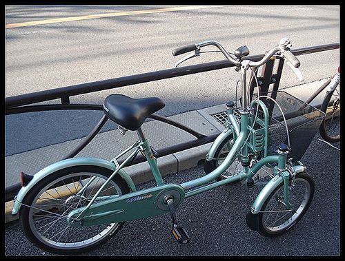 ブリヂストン前二輪の三輪自転車