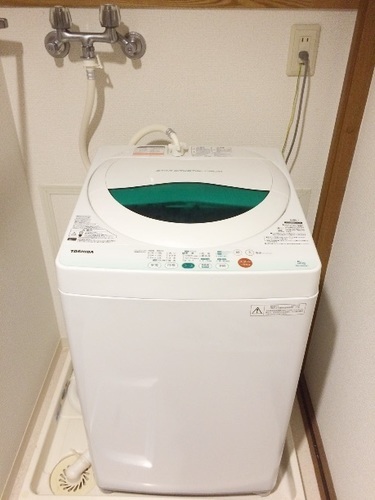 室内使用のみ!!美品 東芝 AW-605-W 全自動洗濯機5.0kg 2013年製