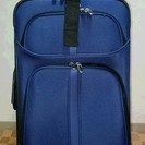 【格安】 旅行用スーツケース　２輪ソフトキャリーバック　ネイビー