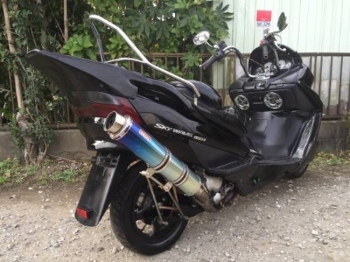 スカイウェイブ２５０ スカイウェーブ CJ43 エアロ オーディオ マジェスティフォルツァ