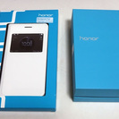 【新品未開封】HUAWEI honor6 Plusホワイト　カバー付属