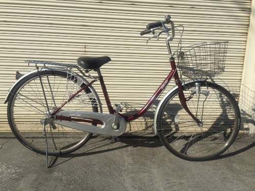 美品！中古自転車/ブリヂストン  SELEC(セレック）/26インチ/ワイン色