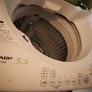 SHARP 全自動洗濯機 5.5L 与野本町駅