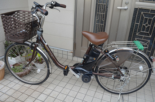 《送料込》Panasonic 電動アシスト自転車ViVi EX リチウムイオンバッテリー搭載 2４インチ