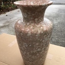 大きな石の花瓶 花立て フラワーベース 