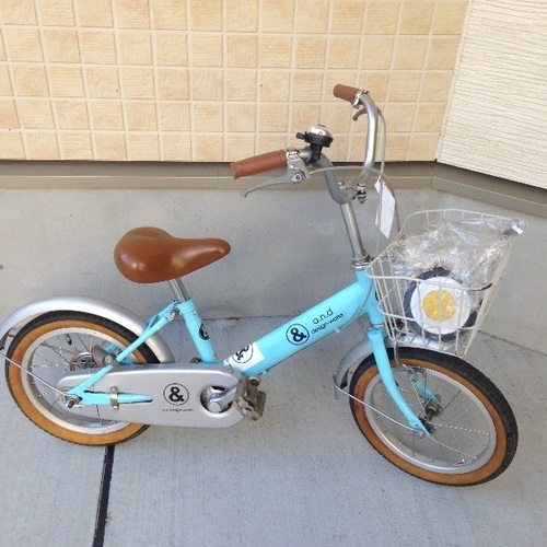 a.n.デザインワークス14インチ自転車ブルー水色
