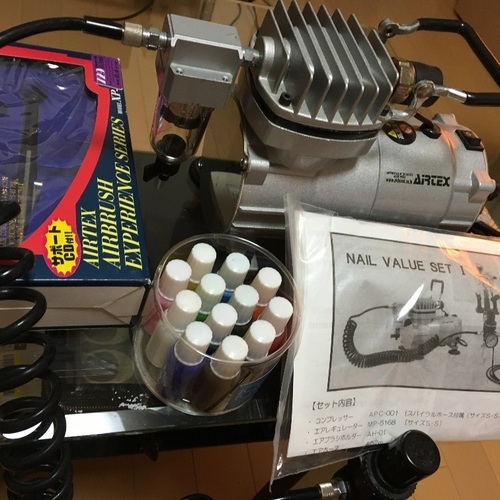 AIRTEX コンプレッサー\u0026エアブラシ ＋オマケ
