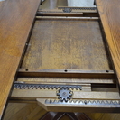 《希少》アンティーク・歯車ギミック付きバタフライテーブル