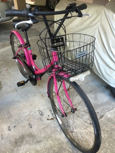 値下げしました！◉中古品/Panasonicパナソニック 電動アシスト自転車 エーガールズ A.Girls  ピンク 26インチ 3段変速