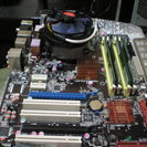 マザーボード ASUS P5K-E(CPU&CPUクーラー&メモ...