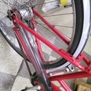 [2423]ブリヂストン　Albelt　アルベルト　27インチ　ベルトドライブ　内装3段　アルミフレーム　LEDオートライト　ローラーブレーキ　ステンレスカゴ　レッド