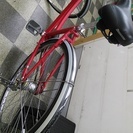 [2423]ブリヂストン　Albelt　アルベルト　27インチ　ベルトドライブ　内装3段　アルミフレーム　LEDオートライト　ローラーブレーキ　ステンレスカゴ　レッド