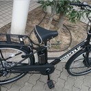 ブリヂストン　16年電動ステップクルーズ　26インチ　人気のマットブラック　全国最安値挑戦中！　前輪モーター採用　ベルト駆動で新登場！