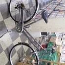 [2445]中古自転車　リサイクル自転車　シティサイクル　27インチ　外装6段変速　3LEDオートライト　ローラーブレーキ　シルバー