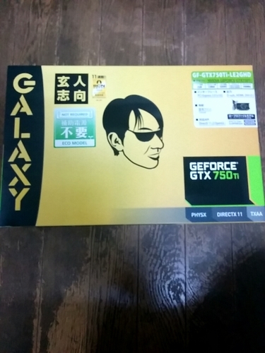 グラフィックボード NVIDIA GeForce GTX750Ti