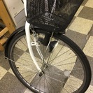 [2567]中古自転車　リサイクル自転車　シティサイクル　ママチャリ　26インチ　外装6段　リモートレバーライト　ホワイト