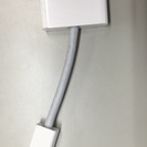 Apple純正 mini-DVIとDVIの変換ケーブル
