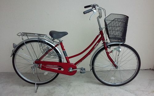 美品⭐中古自転車/marukin/LEDオートライト/26インチ/ワイン