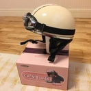 OGK ハーフヘルメット ゴーグル付 サイズ：XS