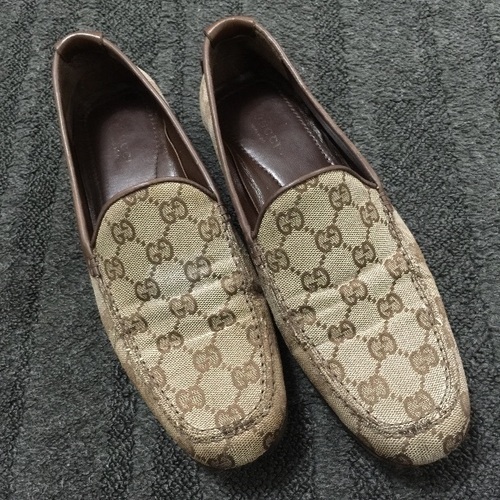 高島屋で購入GUCCI総柄シューズ