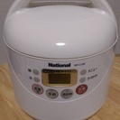 National SR-CJ05 0.5〜3合 電子ジャー炊飯器...