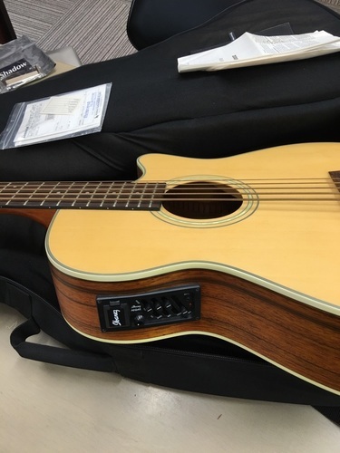 Ibanez (アイバニーズ) / AEB455LG - アコースティック５弦ベース＆エレキ　ショルダーケース付き。＆ベースアンプ(BASS AMPLIFIER)