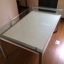 ガラスダイニングテーブル(再募集)
