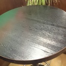 スタンディング用　バーテーブル黒